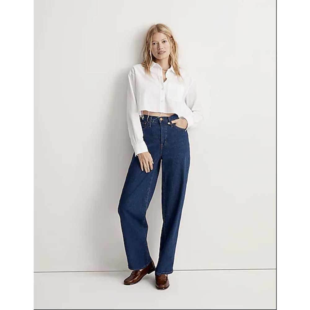 Madewell The Perfect Vintage Wide-Leg Jean in Fairdale Wash